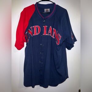 Cleveland Indians Button Down Jersey